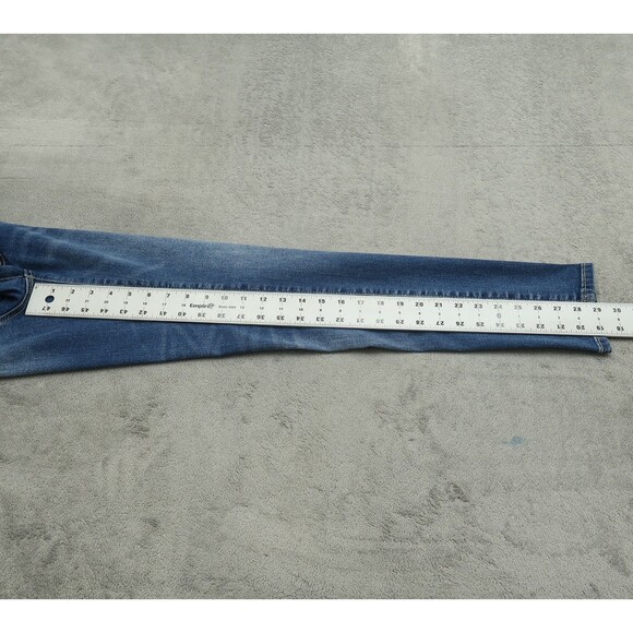 KanCan Jeans Junior's Size 9/28 Blue Mid-Rise Skinny Denim 29" Inseam Stretch - Picture 16 of 16